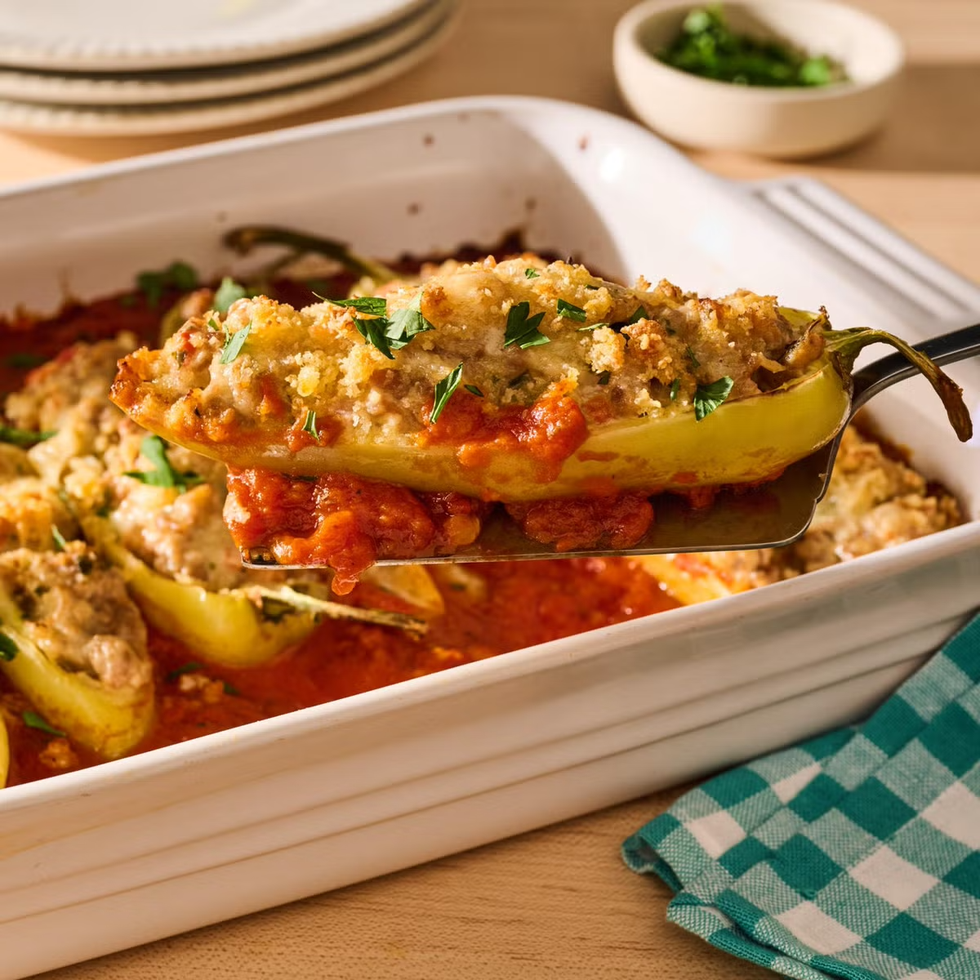 summer dinner recipes stuffed banana peppers