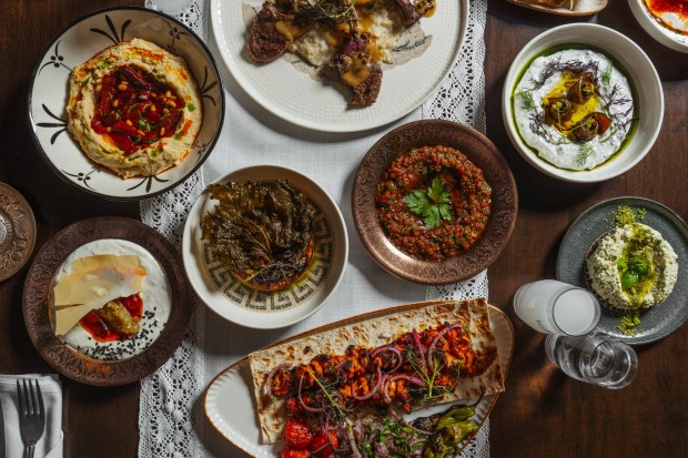 A selection of dishes at newly opened Bosforo, a Turkish/Mediterranean restaurant in San Diego's Normal Heights. (Kimberly Motos)