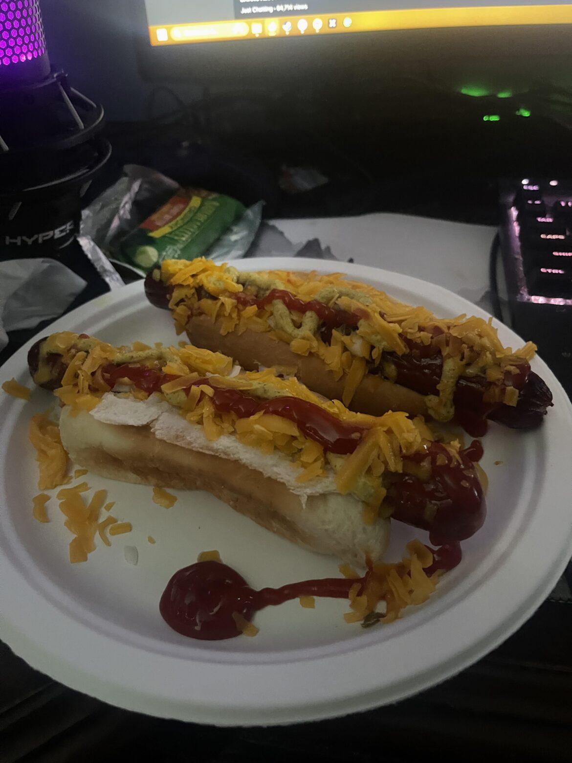 Two 12 inchers going down my throat tonight.