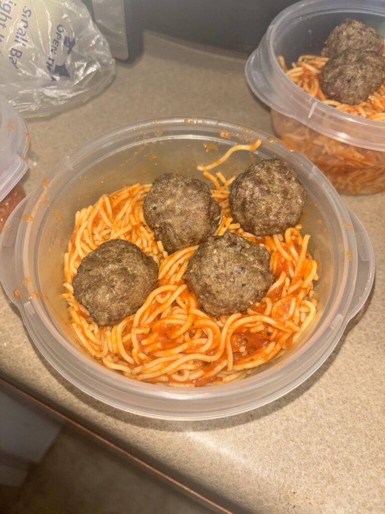 First time meal preparing