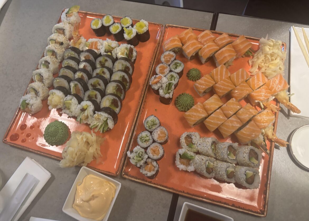 Just want to show you best sushi I ever ate!