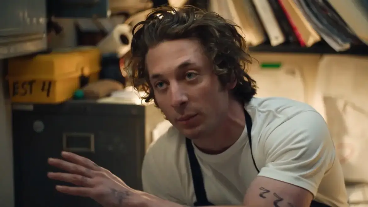 Nonnas: Netflix’s heartwarming cooking drama that Bear fans absolutely need to watch Person talking in a cluttered room, wearing a white shirt.