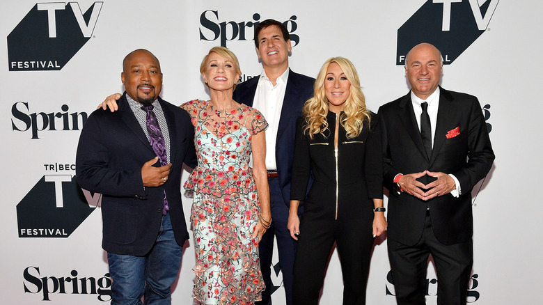 Shark Tank hosts on the red carpet