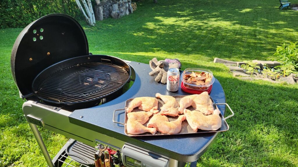 1st time making chicken on the kettle and wifey wants the same for lunch tomorrow 🤯👍 1st time making chicken on the kettle and wifey wants the same for lunch tomorrow 🤯👍
