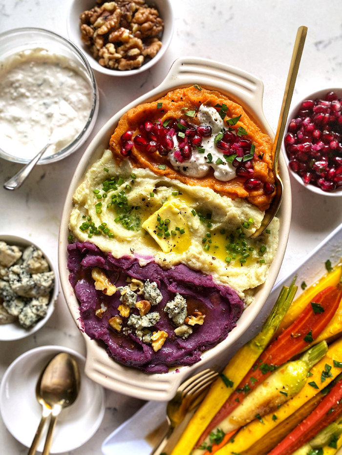 triple whipped sweet potatoes