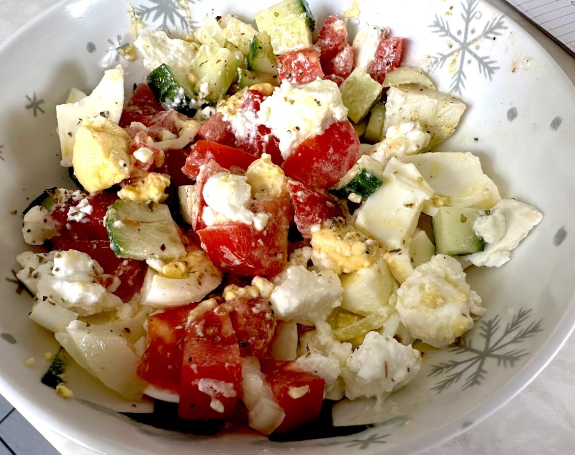 A salad a day.. A salad a day..