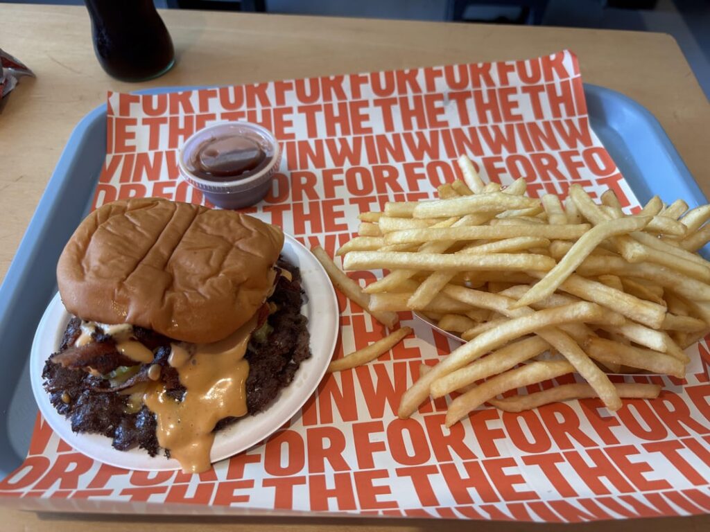 For The Win: Double Cheeseburger With Bacon