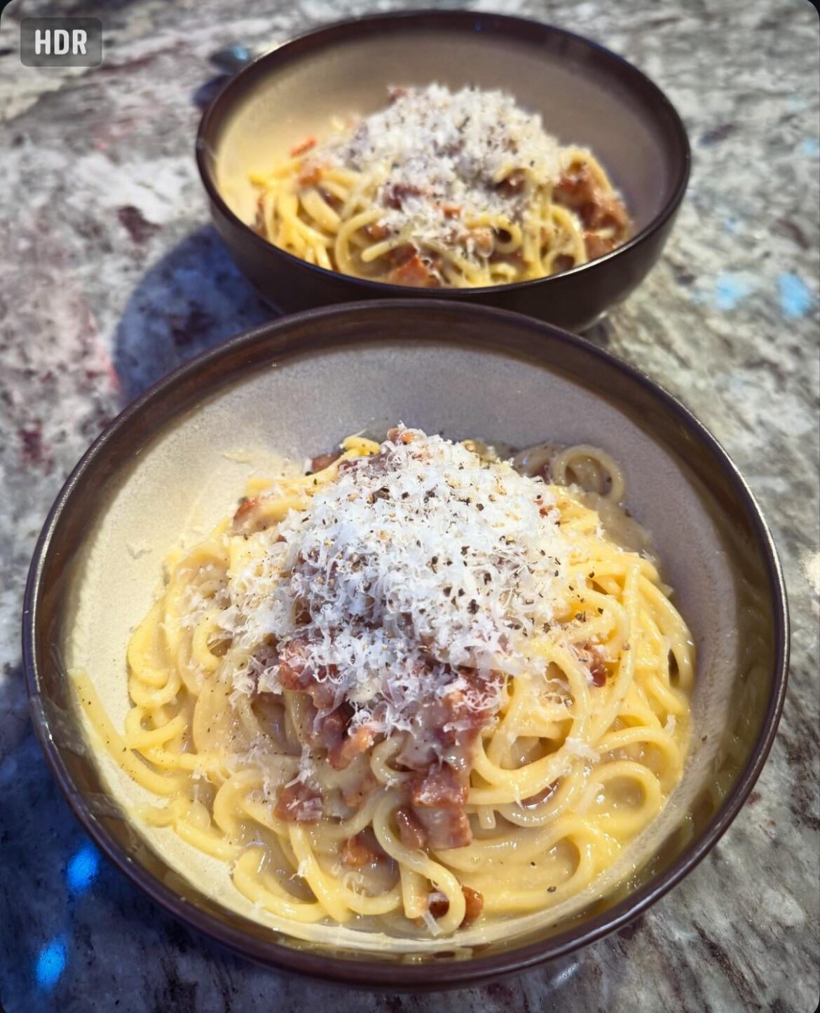 Finally made it as authentic as I could! Spaghetti Carbonara π Finally made it as authentic as I could! Spaghetti Carbonara π