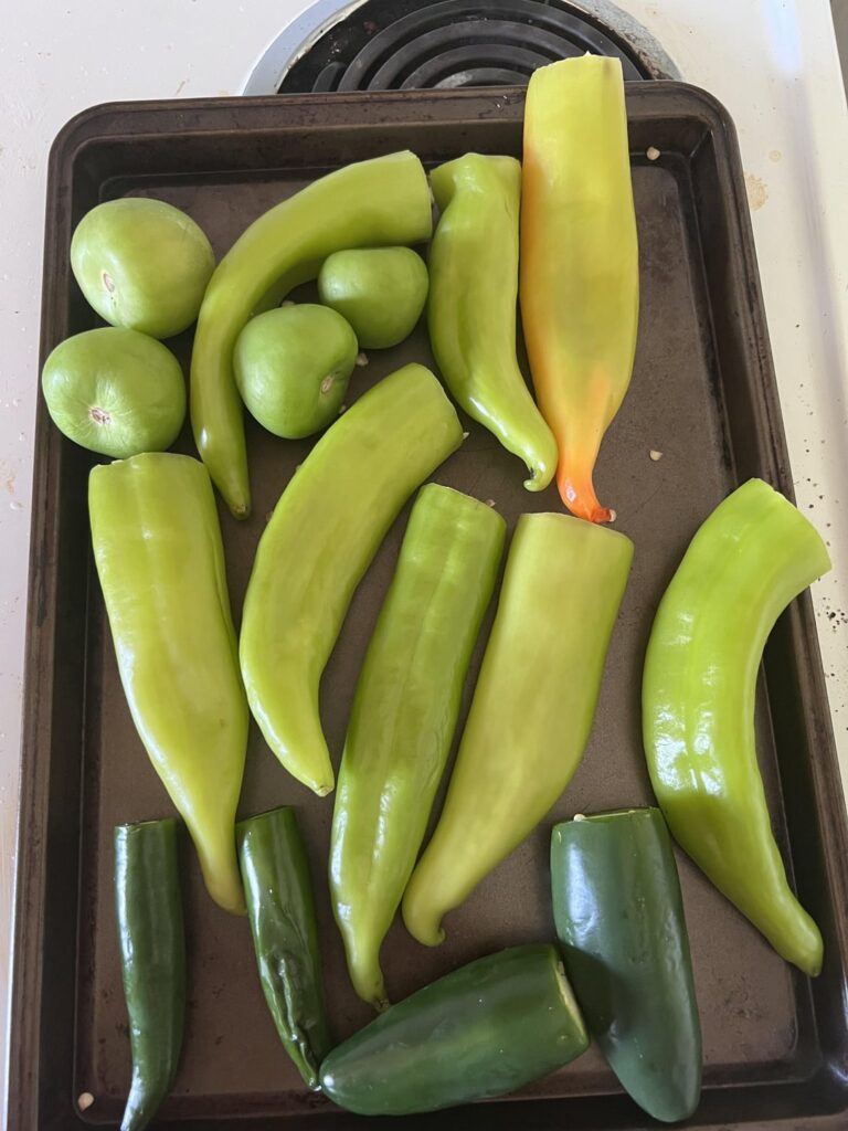 Green hatch chilis. About to make something good