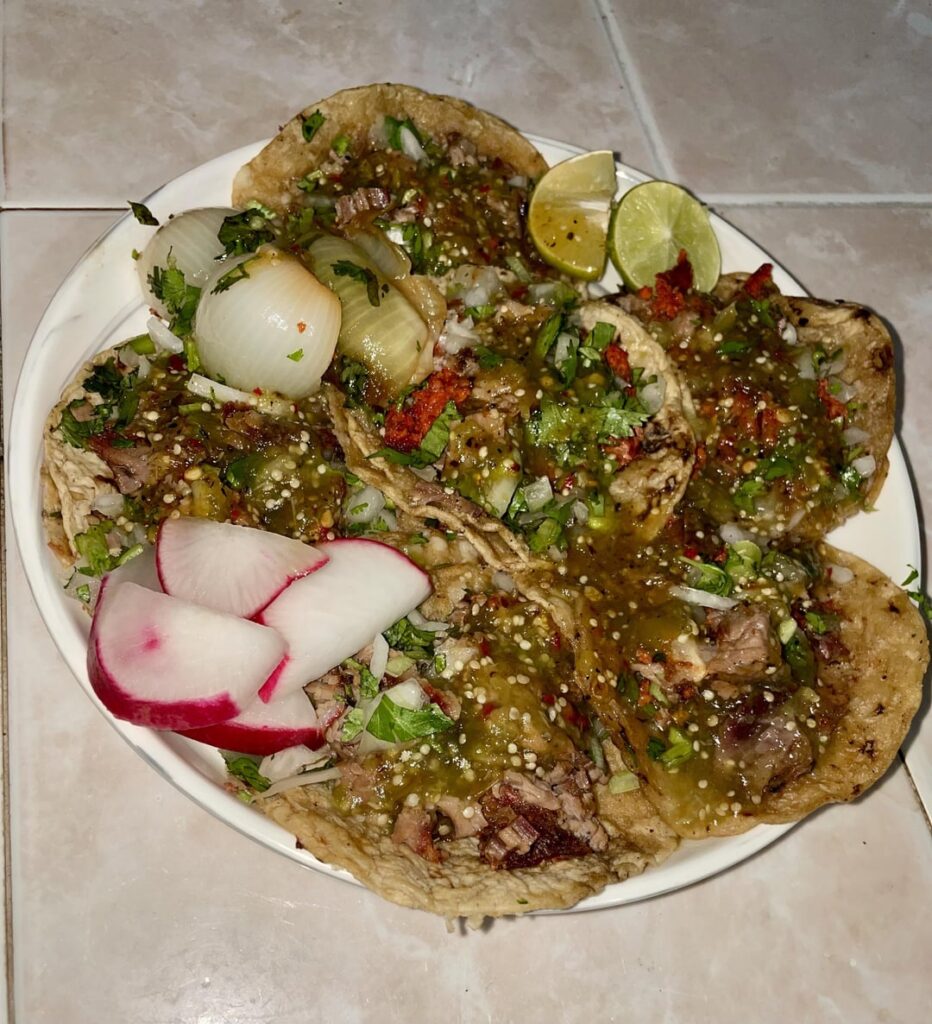 Last night’s Dinner: Tacos de Suadero and Chorizo 🤤