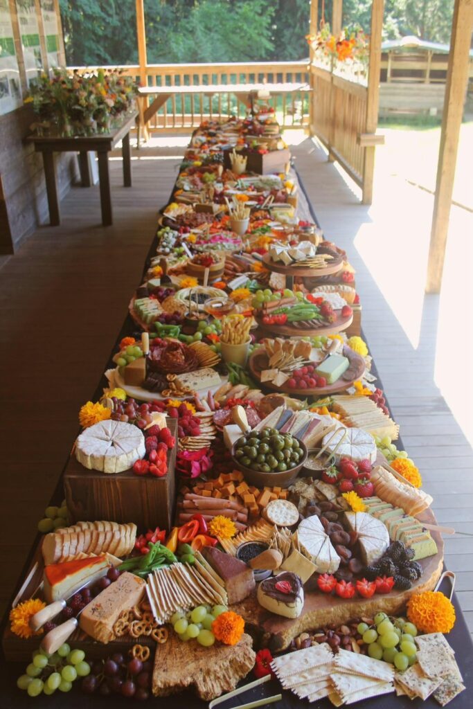 18ft vegan grazing table