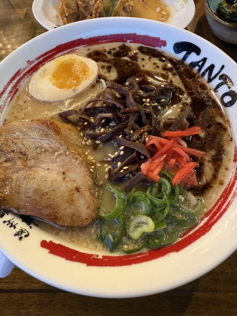 Ramen and gyoza in Hawaii