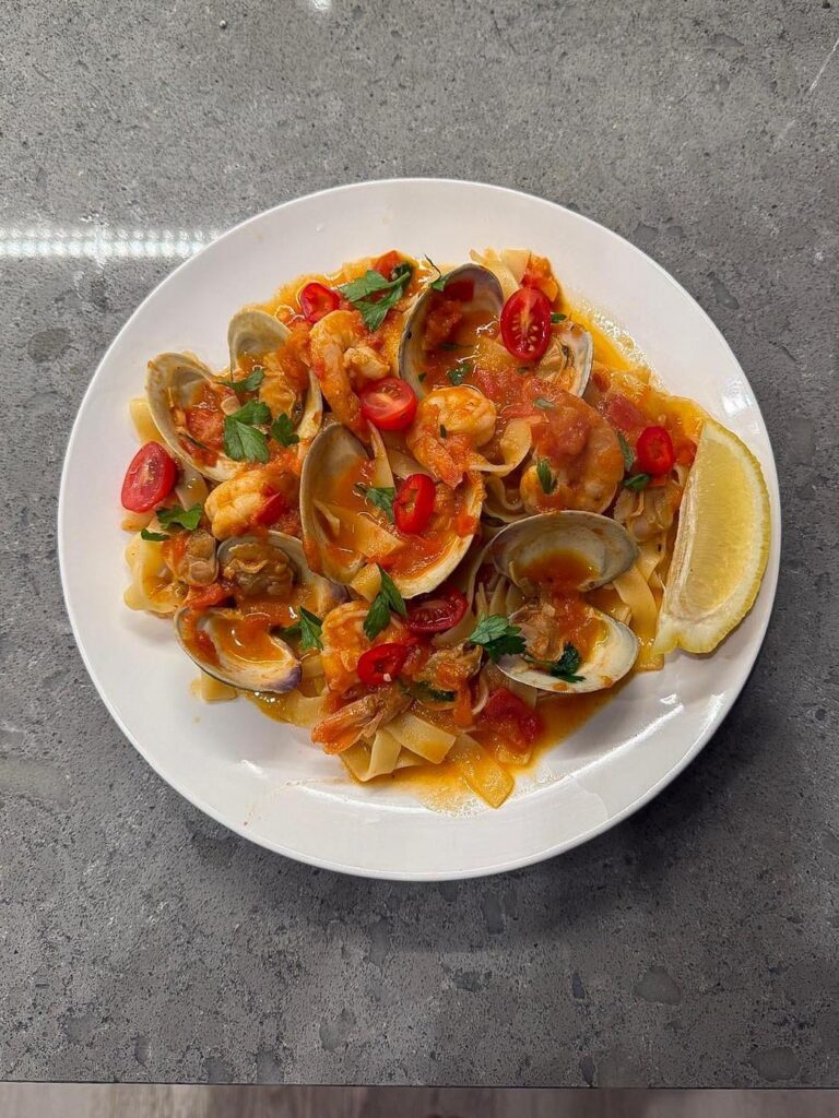 Clam & Prawn Linguine