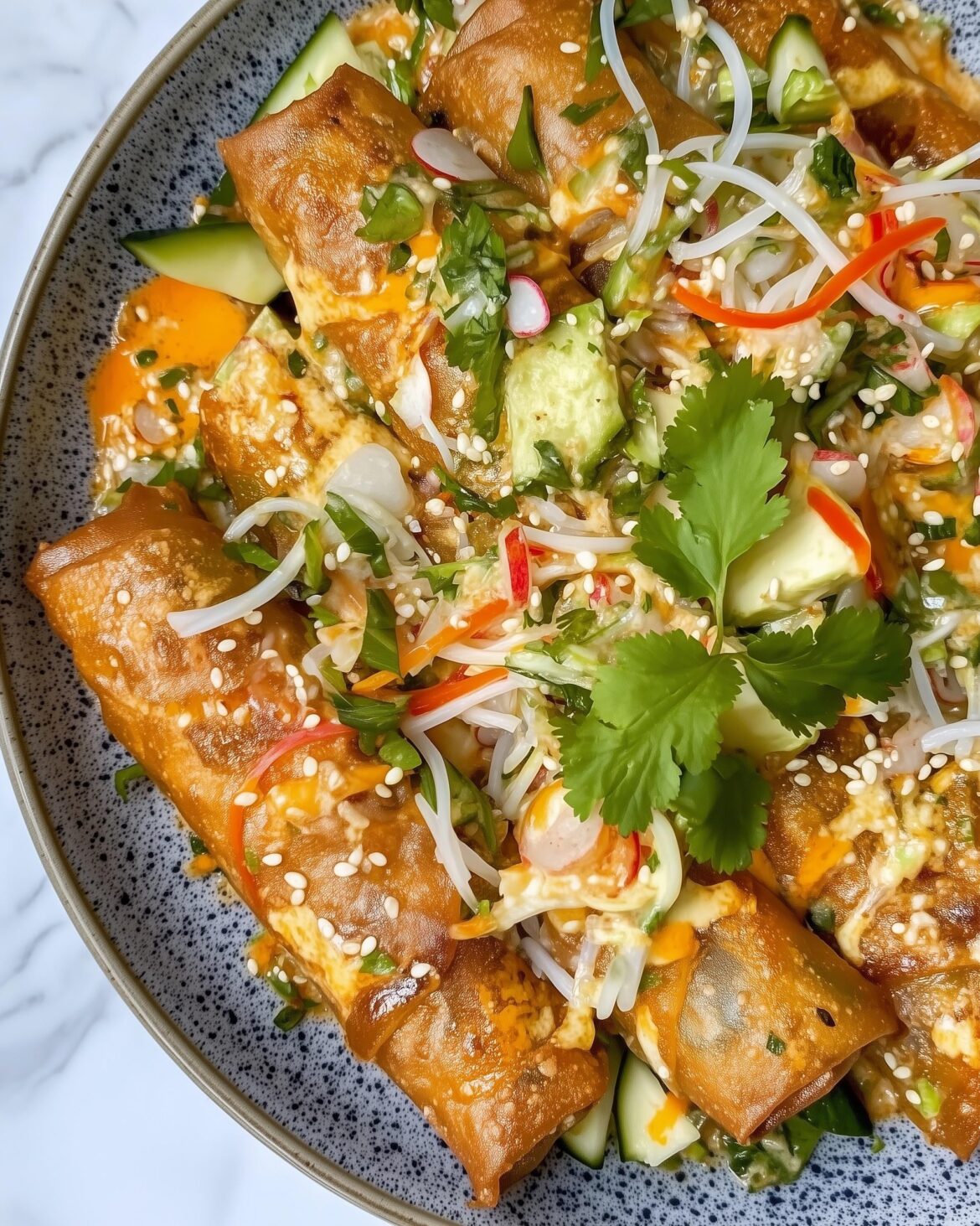 Crispy Spring Roll Salad