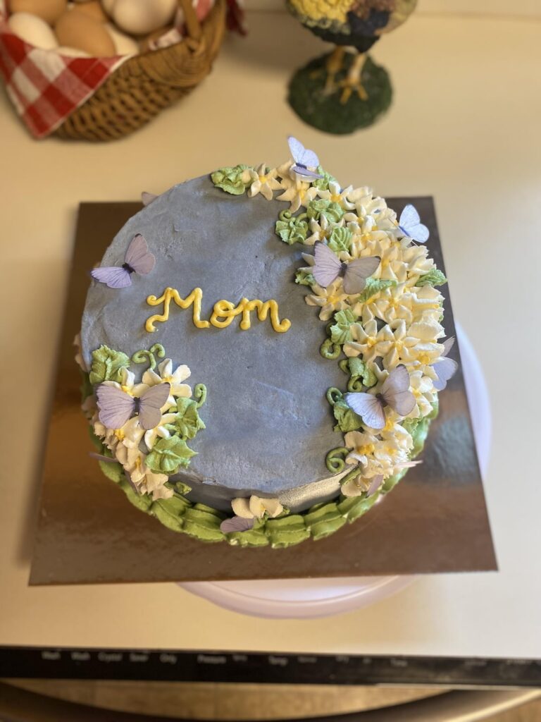 Made this for my mother’s birthday 🦋