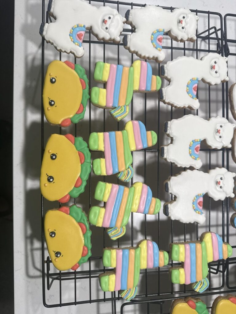 Taco ‘bout a baby themed cookies