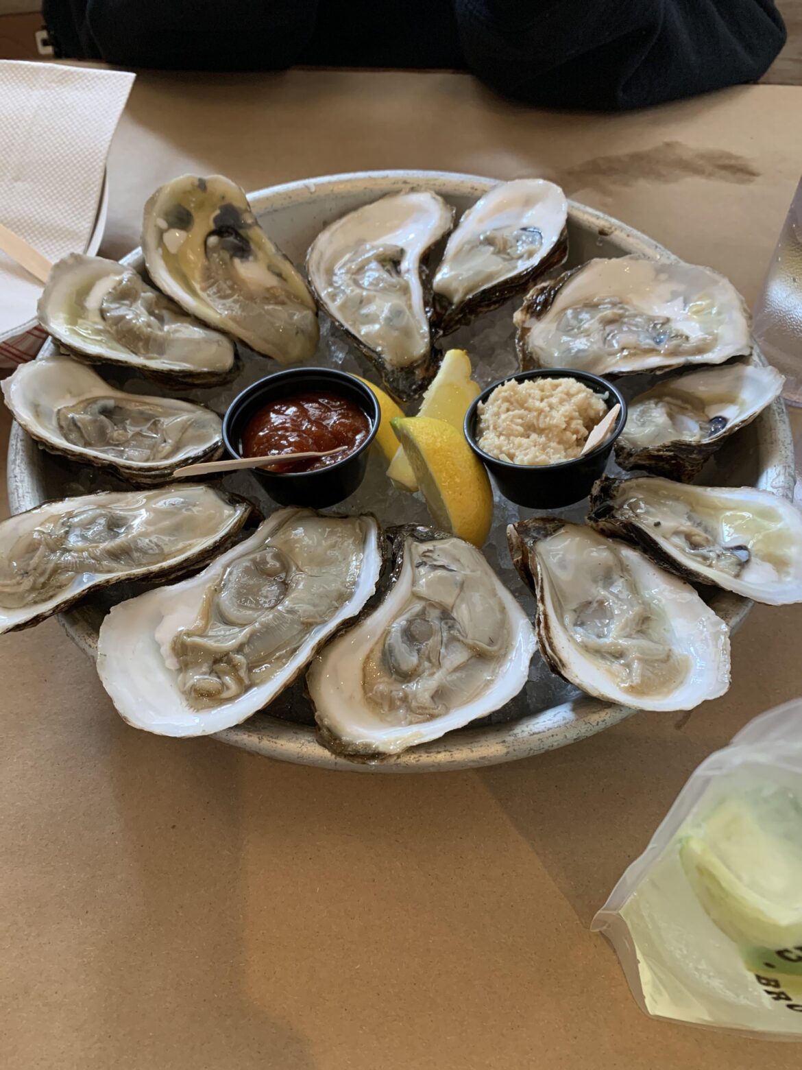 $1 oysters at claw daddy’s in Brooklyn