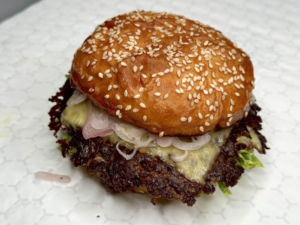 Homemade smash burgers