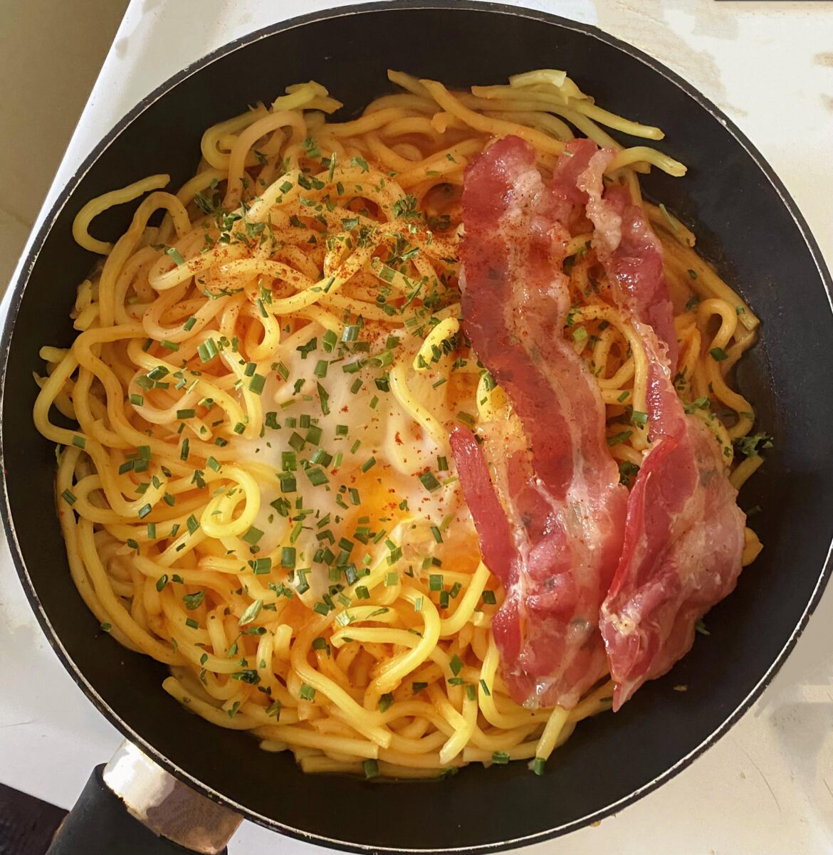 Breakfast-style Honey Udon