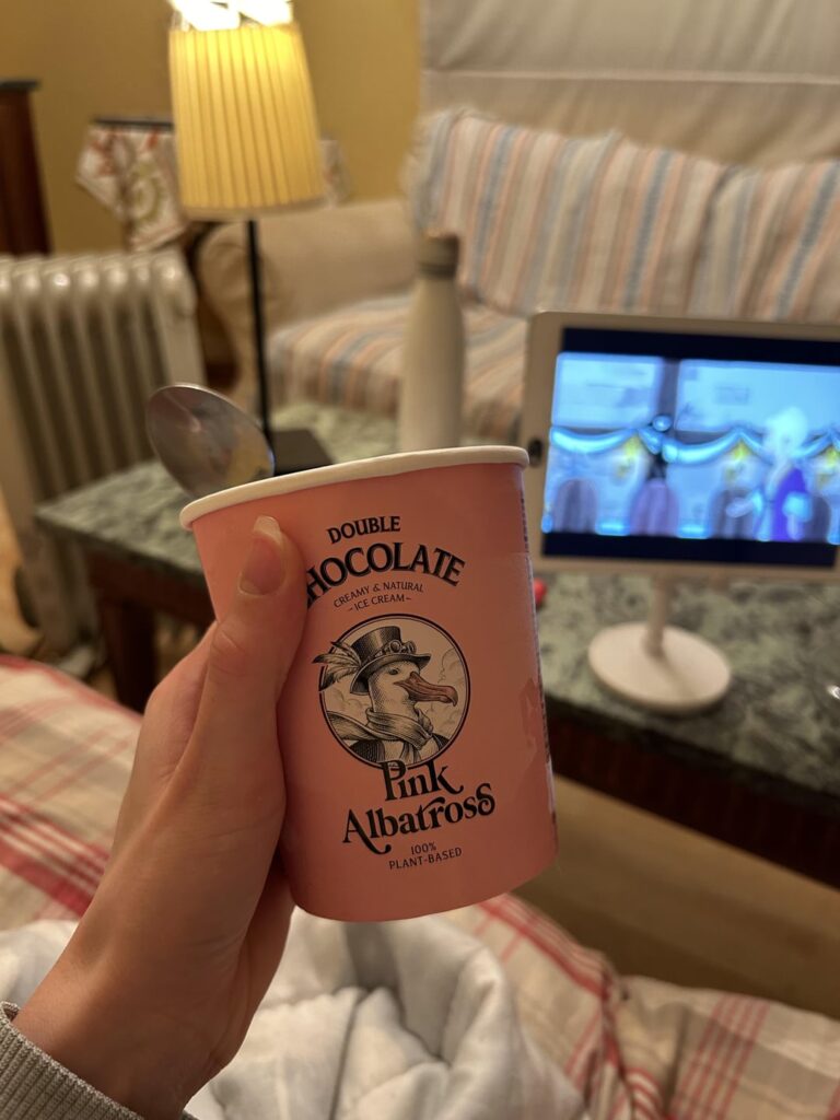 Another one. Plant-based double chocolate ice cream 🍨