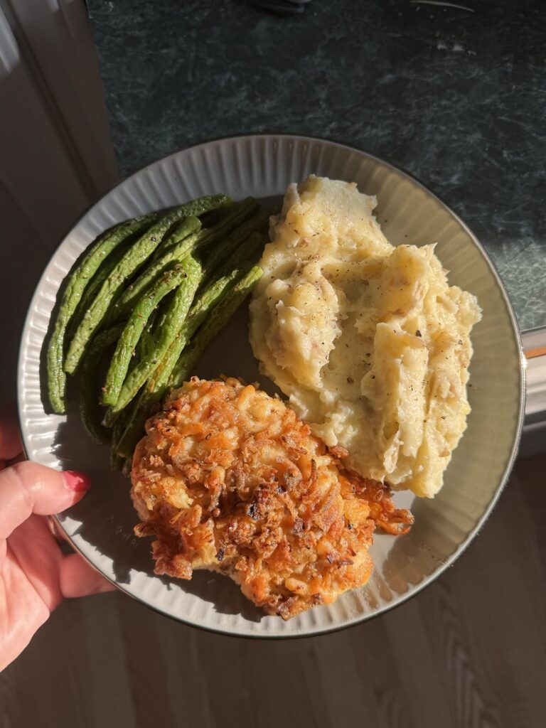 Onion crunch chicken