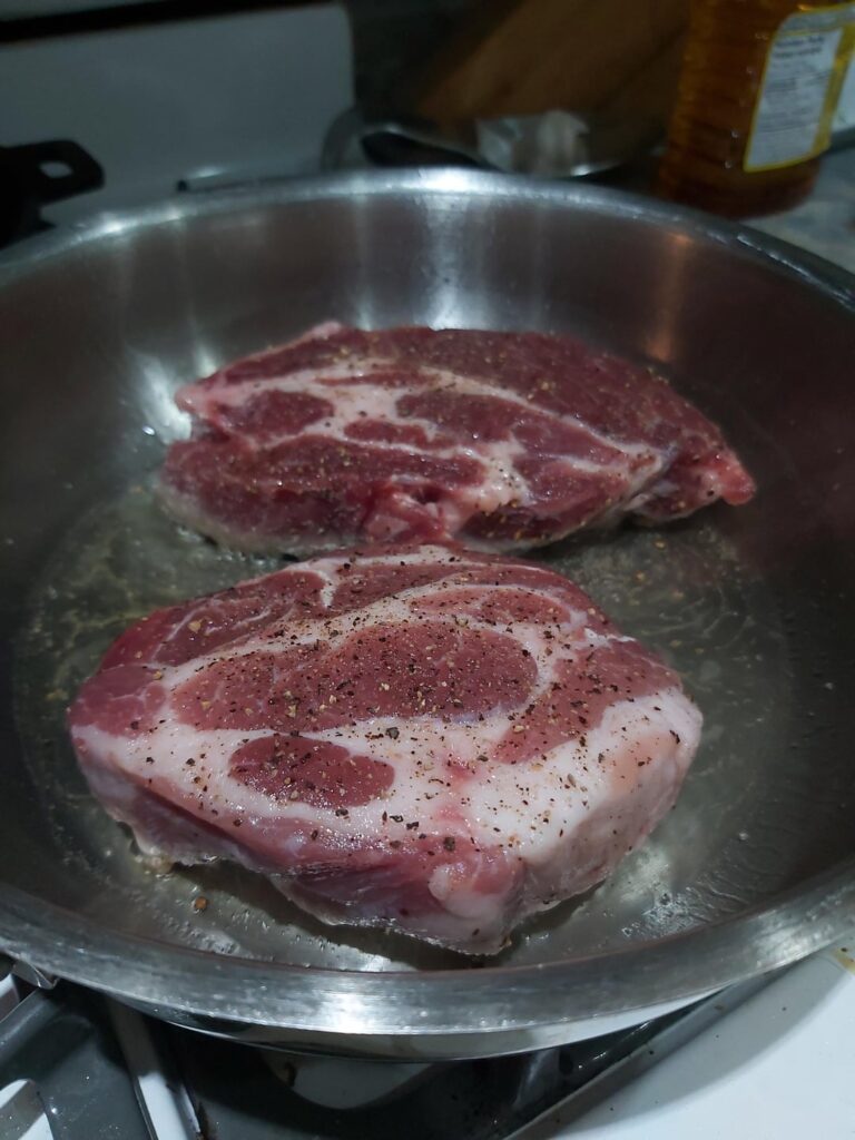 Berkshire porkchops
