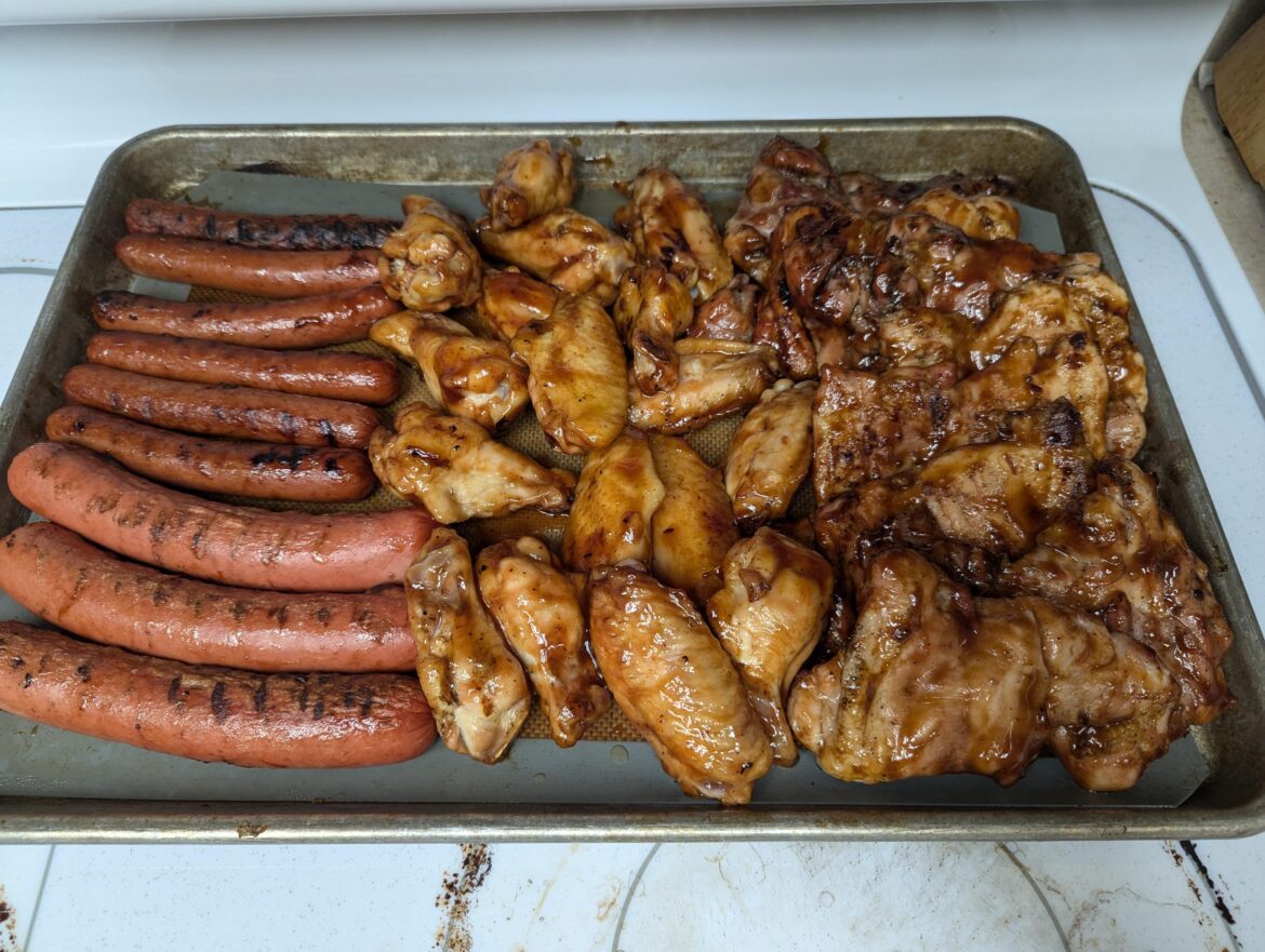 Wings, Thighs, & Dawgs.