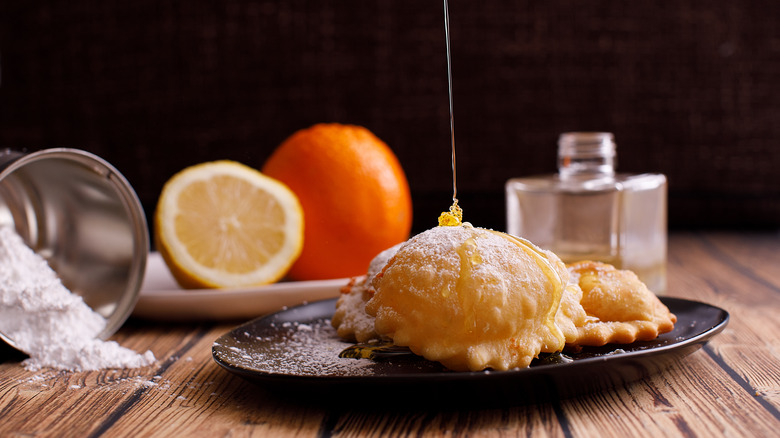 seadas drizzled with honey