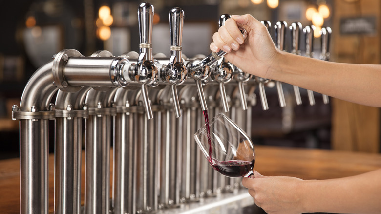 wine on tap