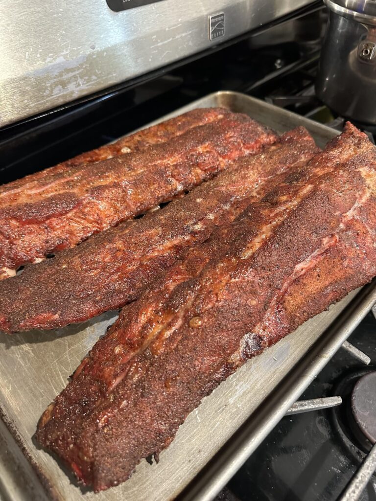 No wrap baby backs! They came out perfect