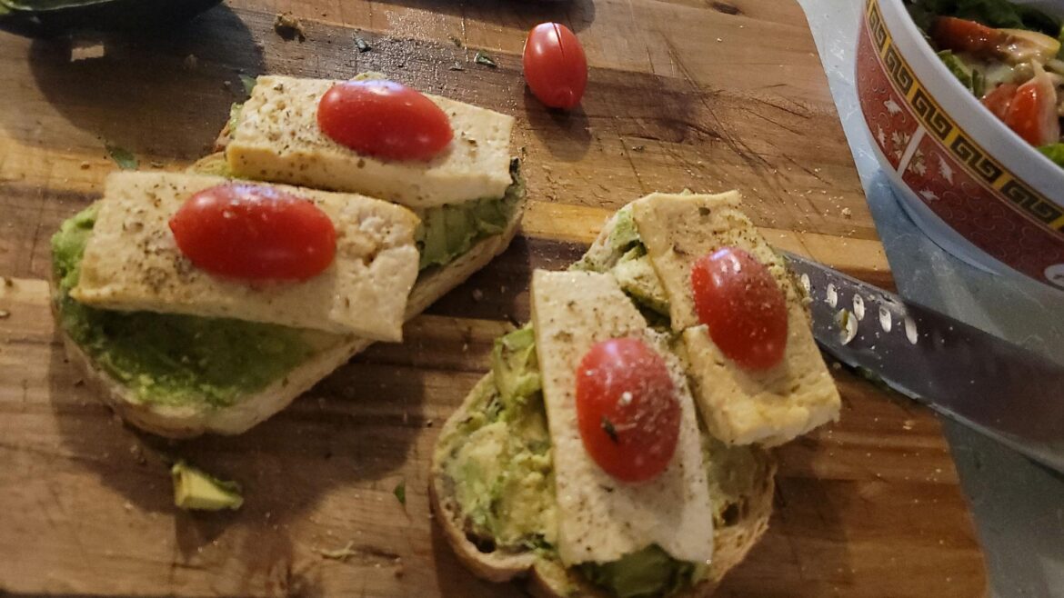 Tofu toast