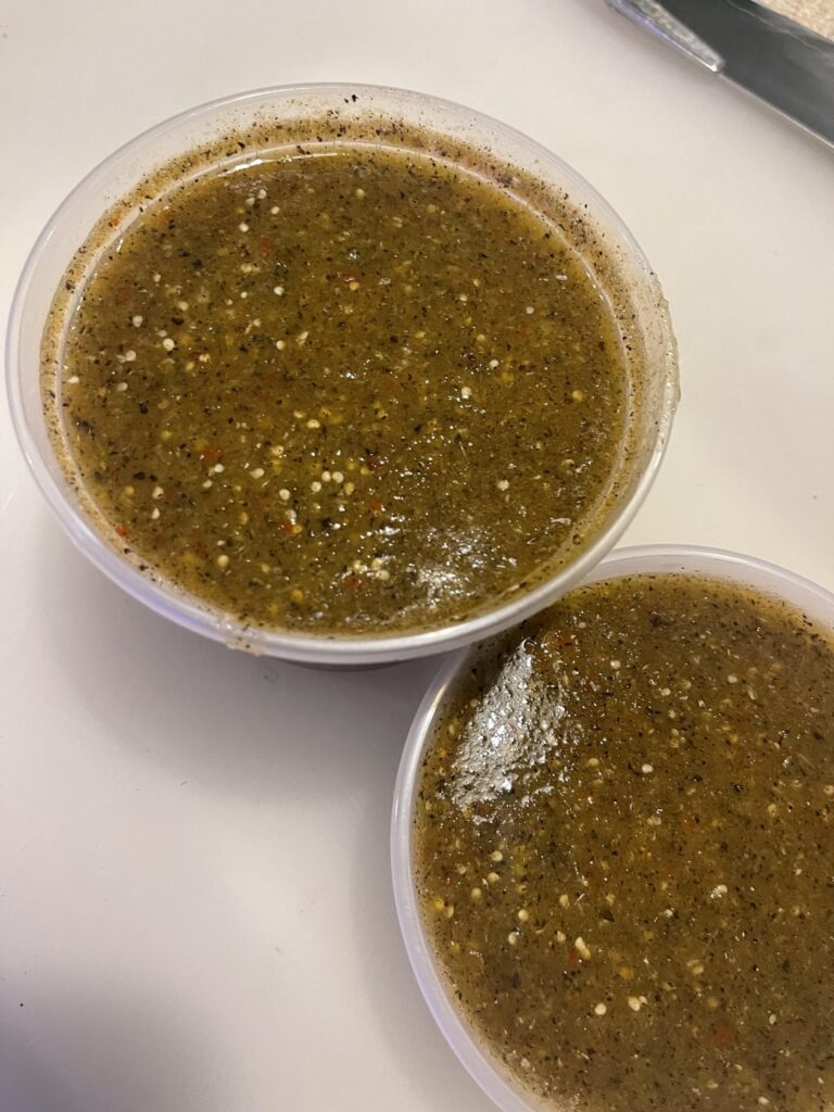 Effin Spicy Tomatillo Salsa