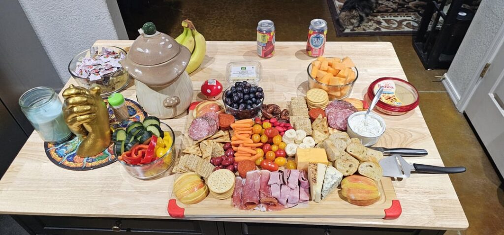 My Fiance and I are having girl dinner.