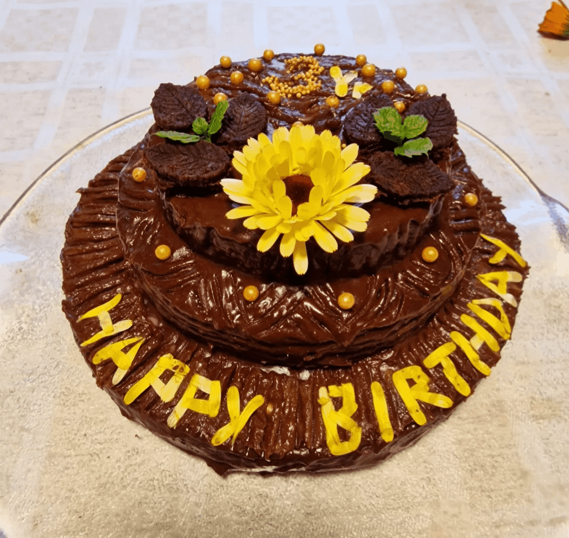 Happy Birthday Vegan Cake