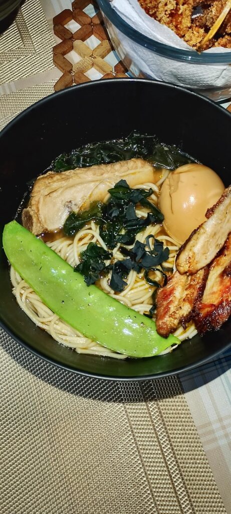 a day of ramen here at home.