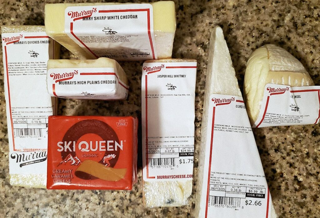 Modest haul. Ralphs/Krogers/Murrays Cheese shop.