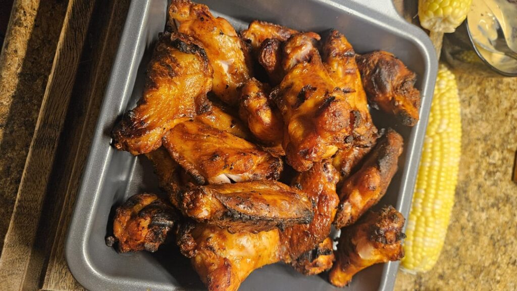 Wings on the Weber Kettle Vortex.