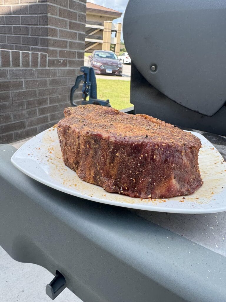 Thickest steak I’ve ever made. How’d I do?
