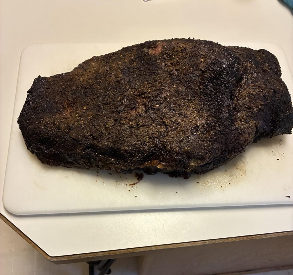 16 hours to smoke brisket?