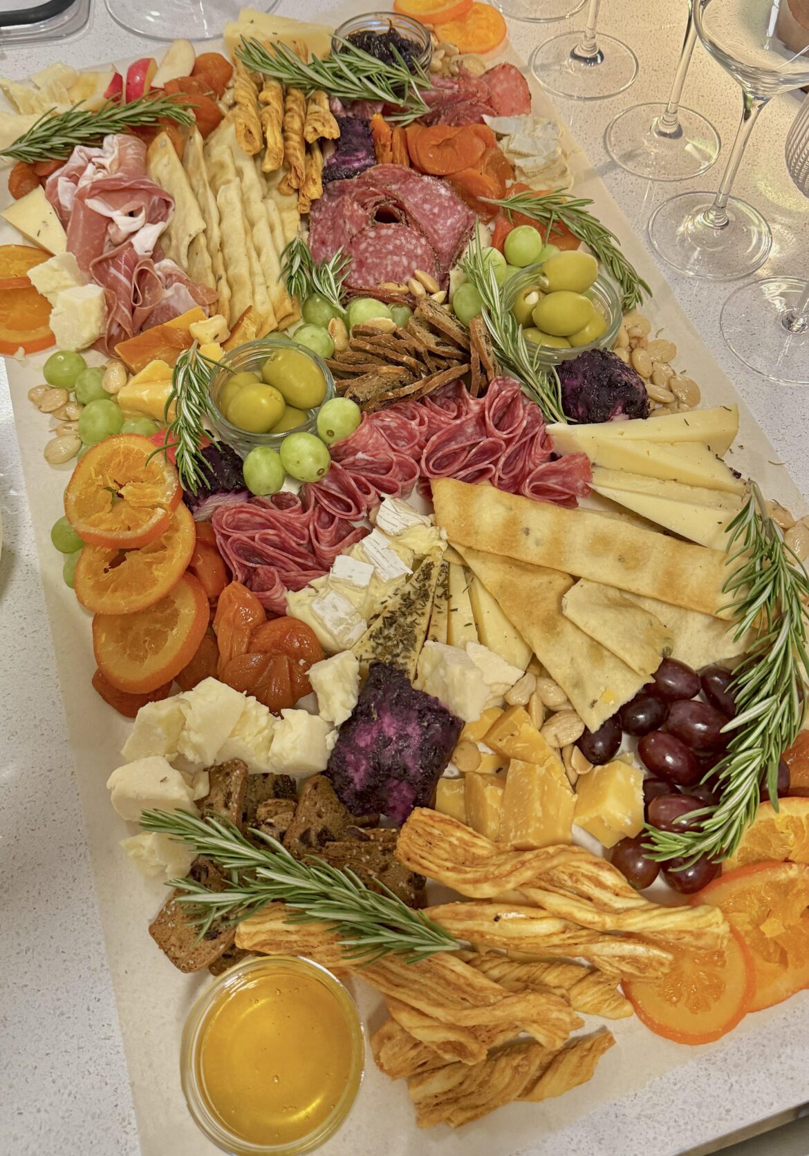 Grazing board the wife made for my birthday party