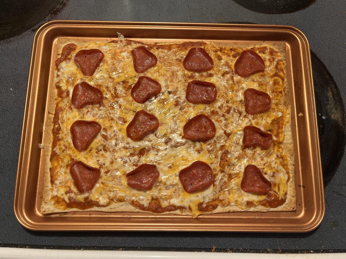 360 calorie pizza