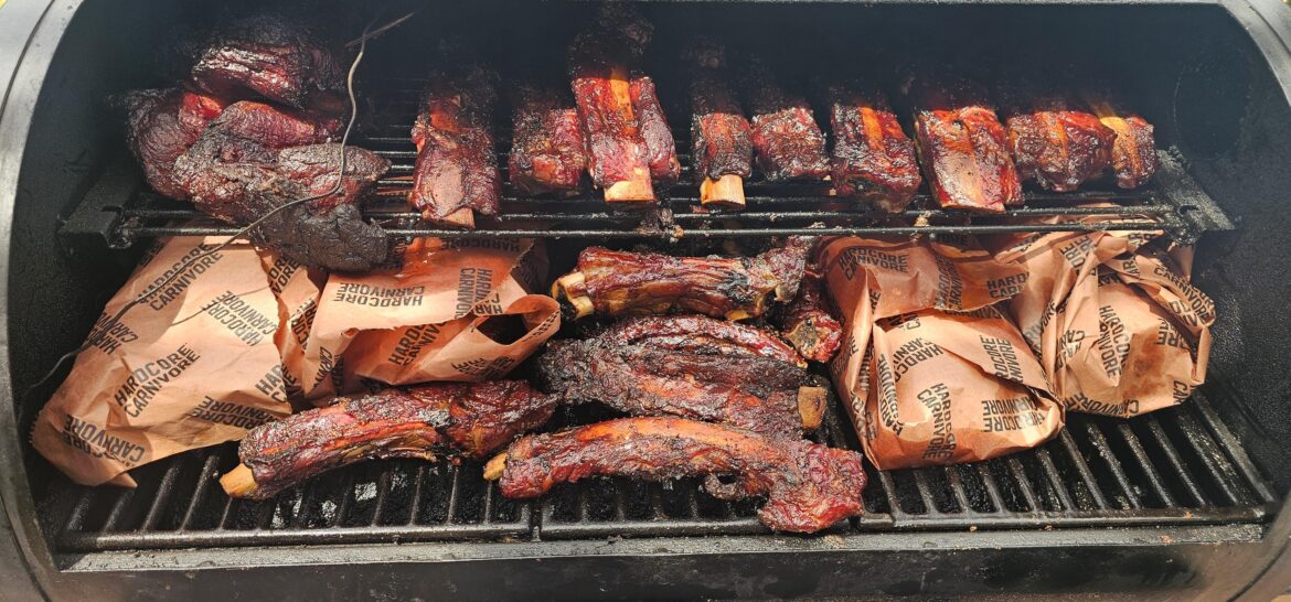 Bored today. Decided to smoke some ribs