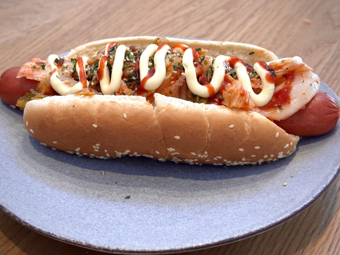 Making a Costco Dog Kinda Korean-ish (effing delicious btw)