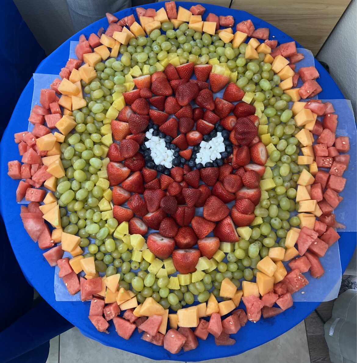 Spiderman fruit table