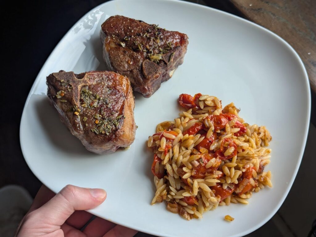 Lamb Loin @ 135F, 3.5hrs