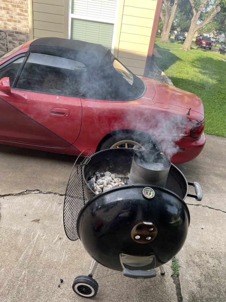 Two NY strips medium