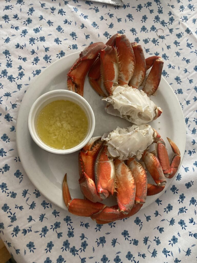 Fresh caught Dungeness, pretty hard to beat!