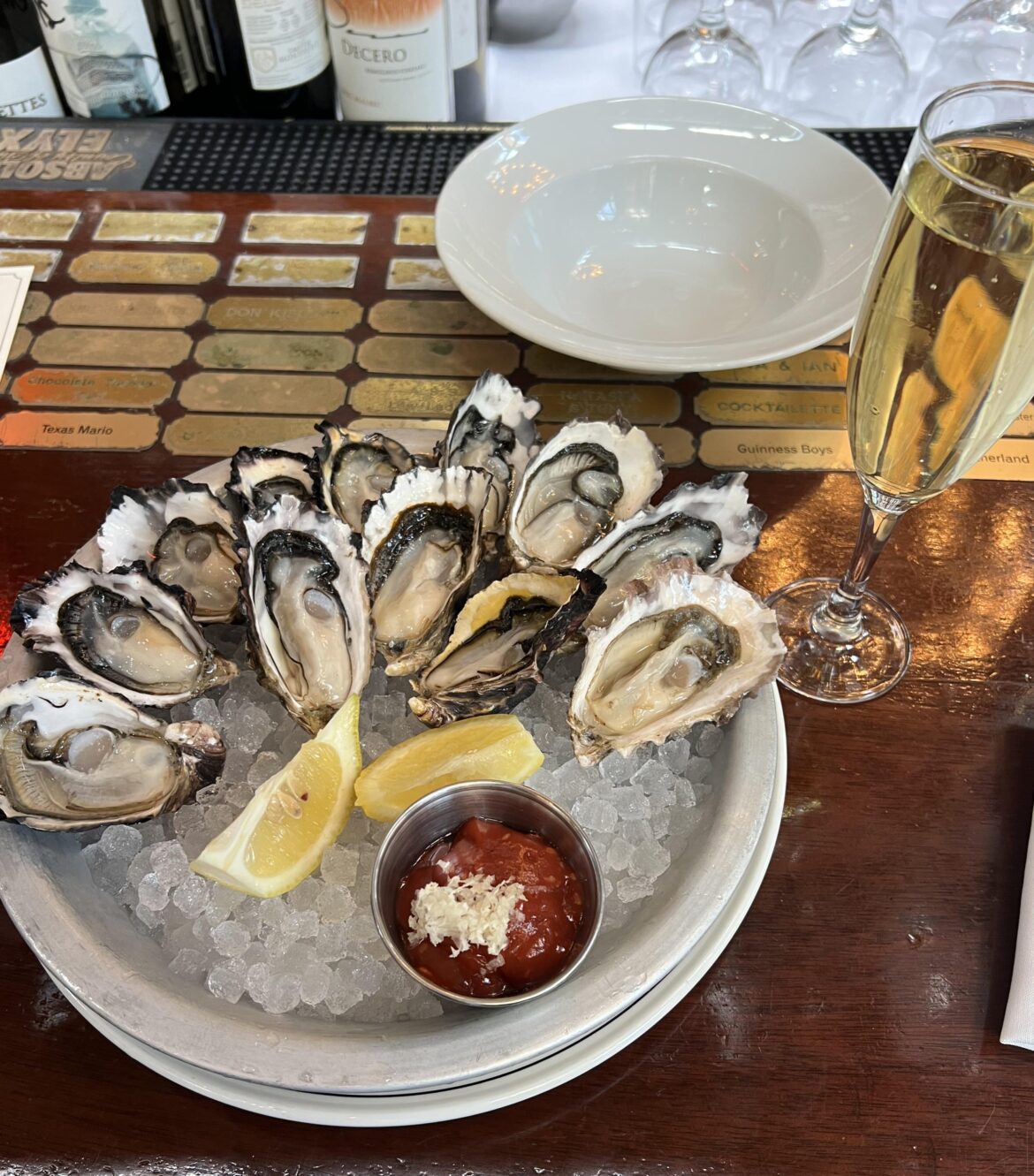 Joyce point oysters in Vancouver