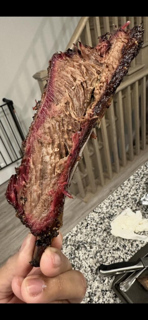First Smoked Beef Ribs