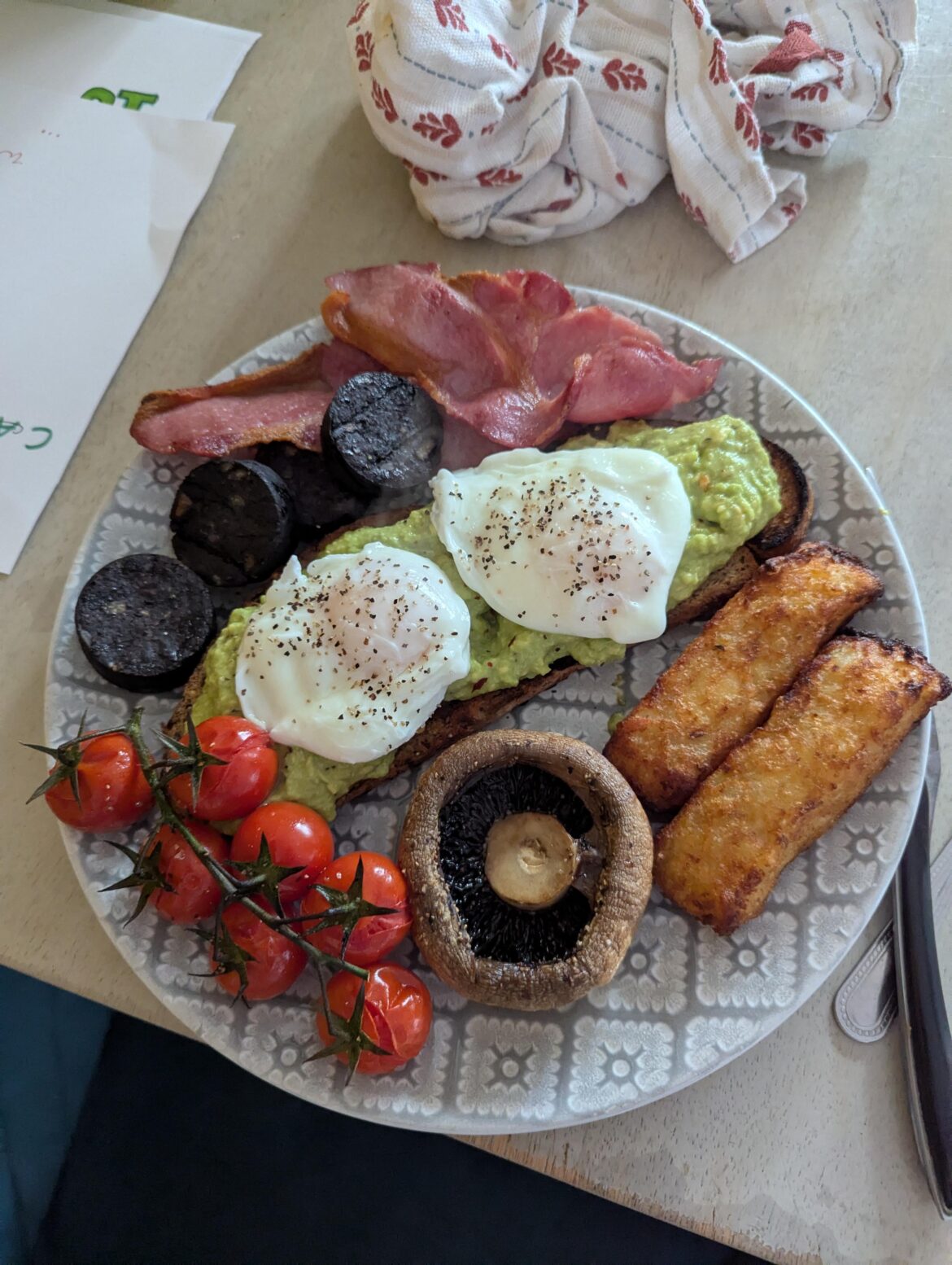 Made this to please the boss man's mother this morning